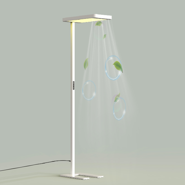 Quadratische Stehlampe