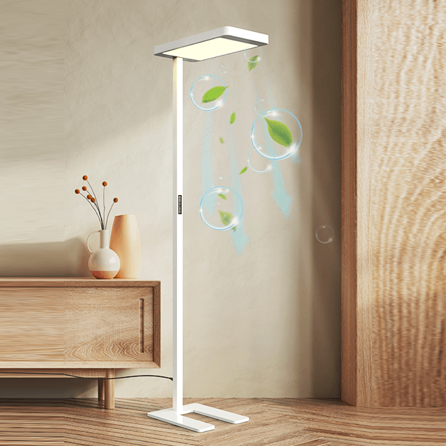 Quadratische Stehlampe